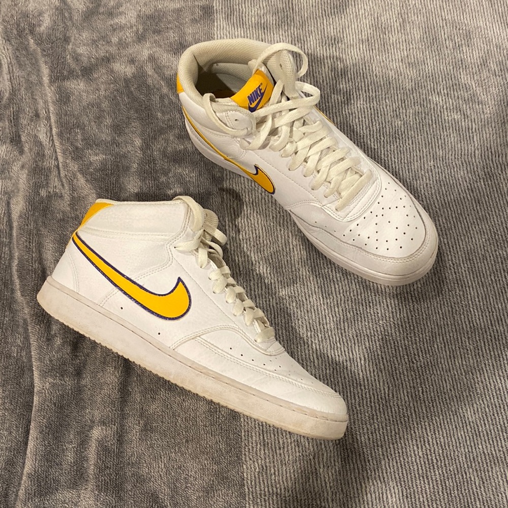 Nike mid court vision shoes